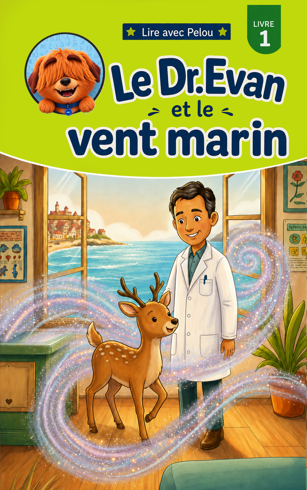 Couverture du Dr. Evan et le vent marin